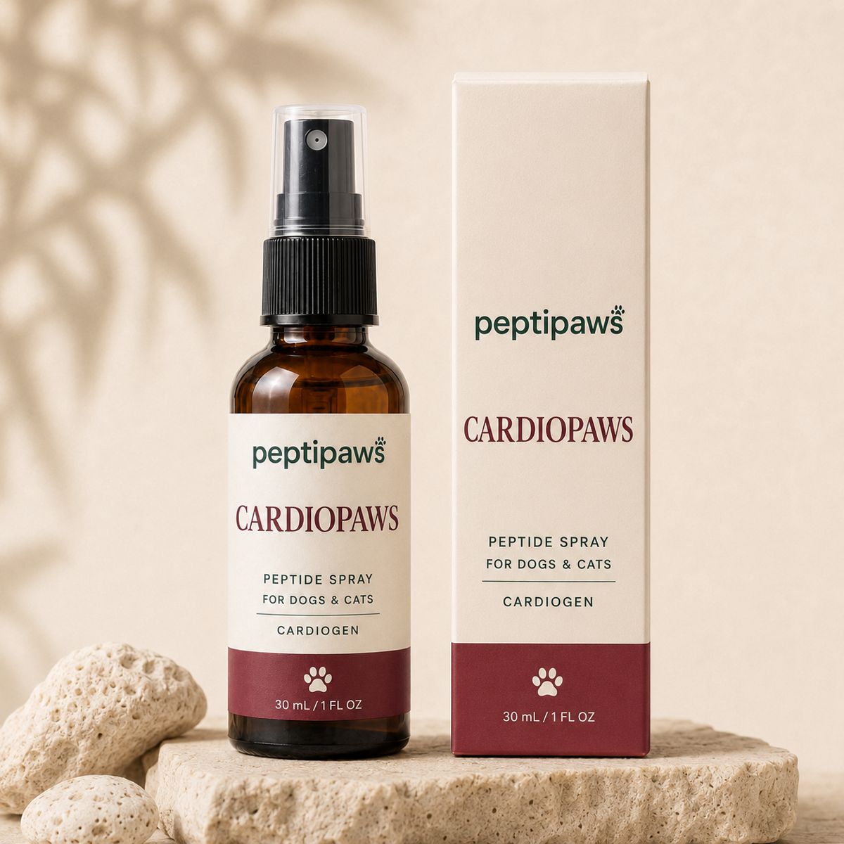 CardioPaws peptide spray bottle