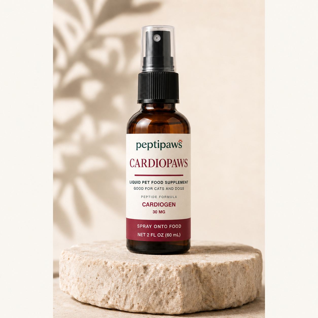 CardioPaws peptide spray bottle