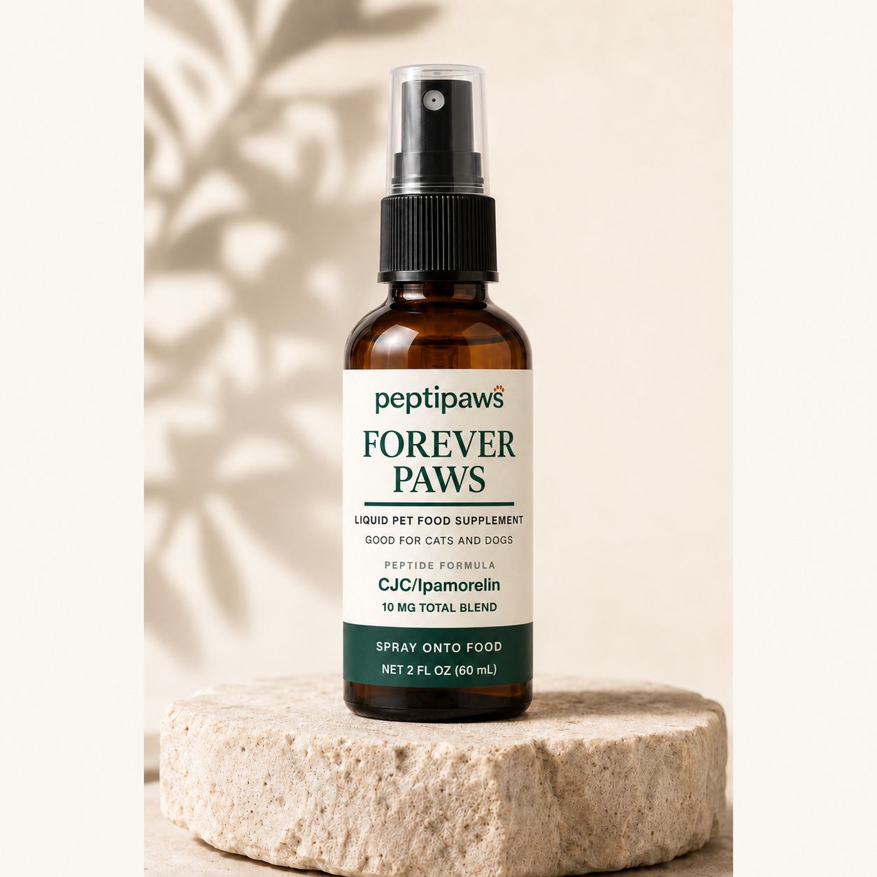 ForeverPaws peptide spray bottle