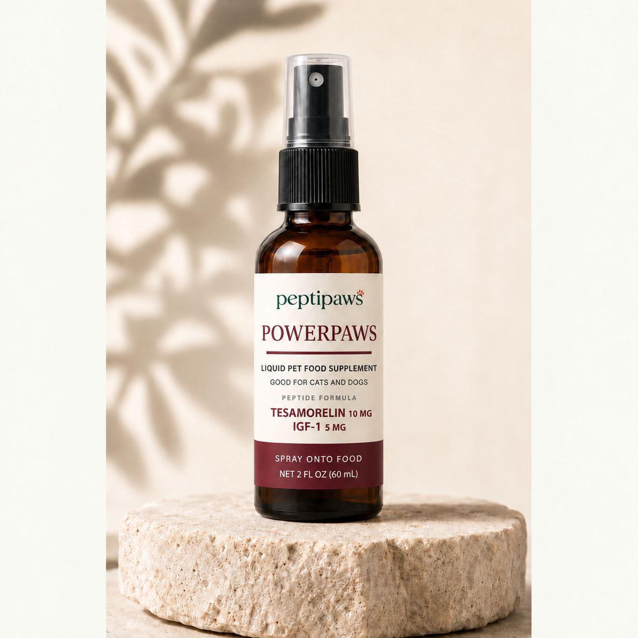PowerPaws peptide spray bottle
