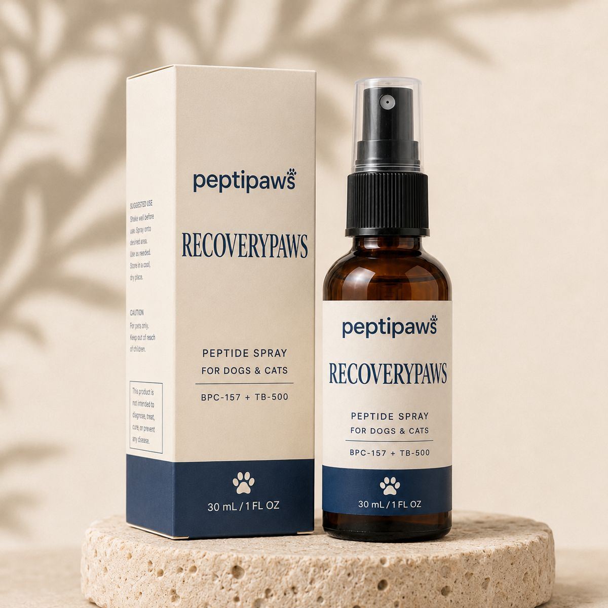 RecoveryPaws peptide spray bottle